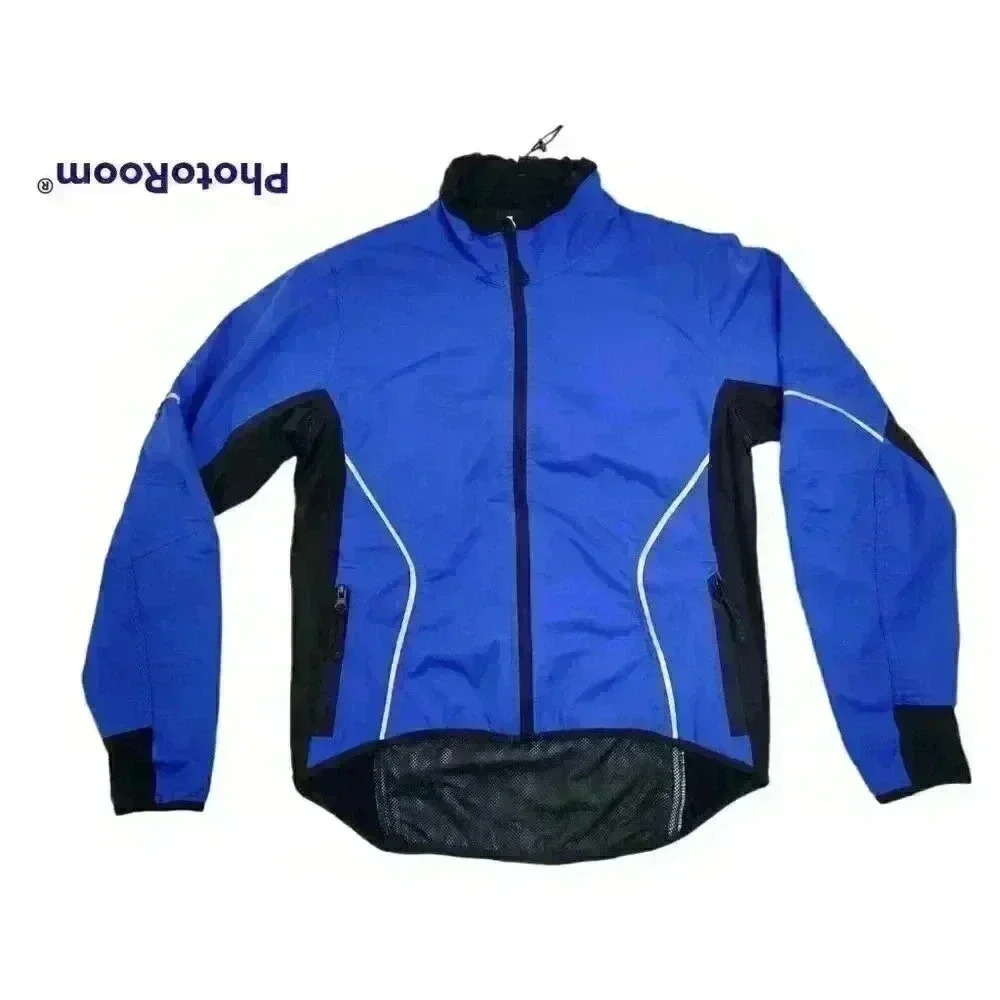 Zorrel Women Jacket Blue Weather Series‎ Full Zip Cycling Size L Reflective